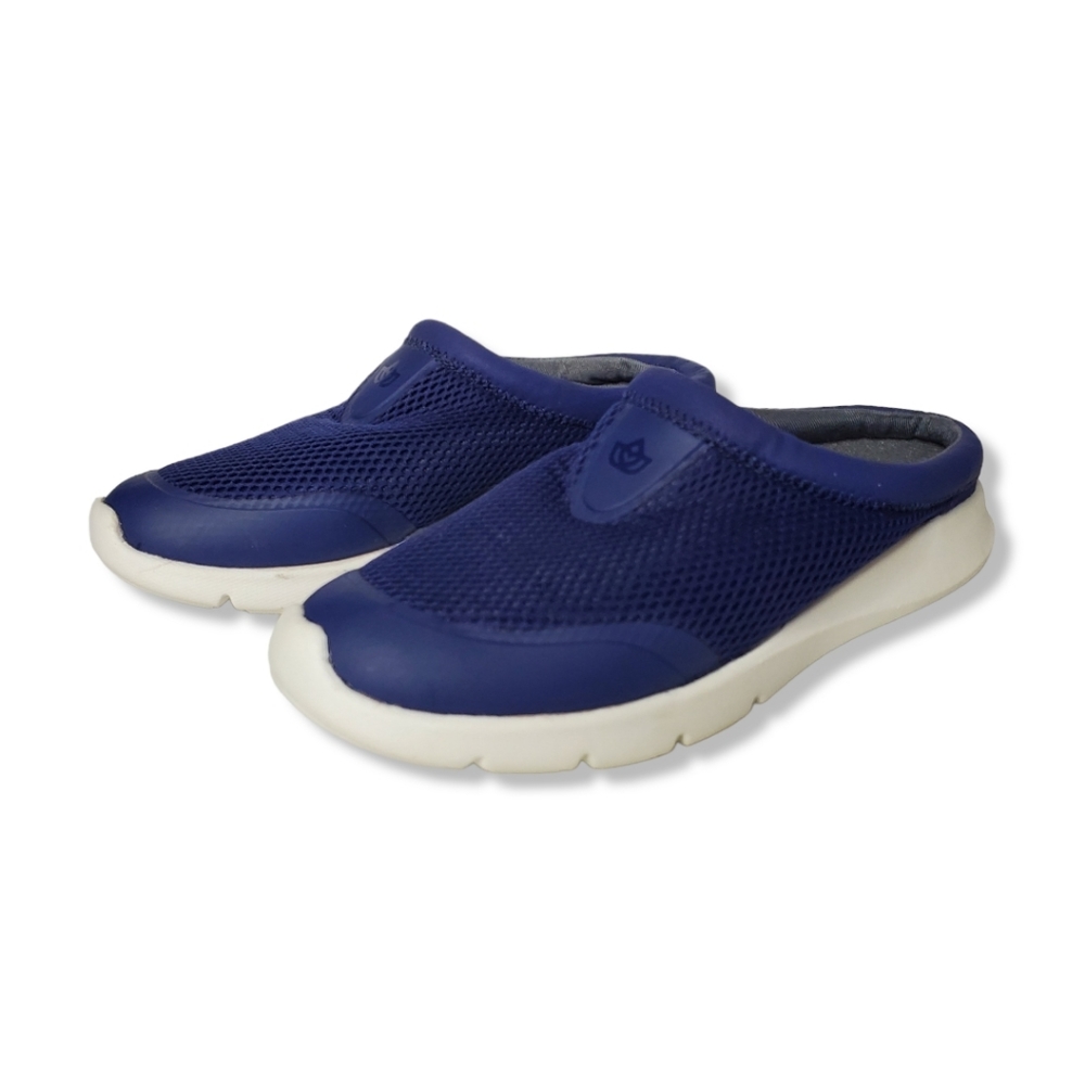 Spenco Blue Orthotic Mesh Clogs Bliss 6.5D New